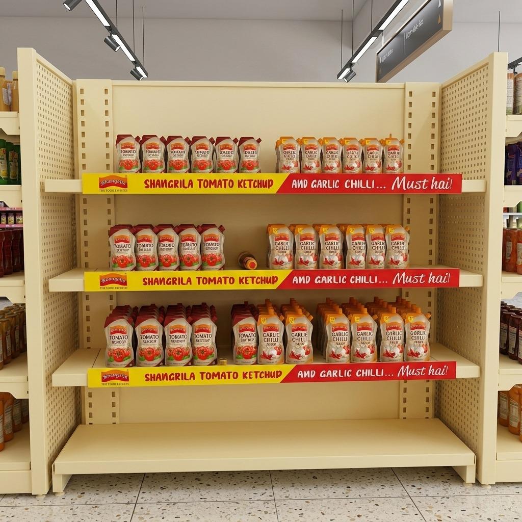 Shangrila In-Store Shelf Taker Display