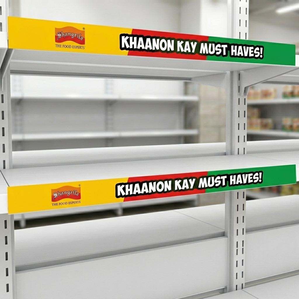 Shangrila Supermarket Shelf Talkers