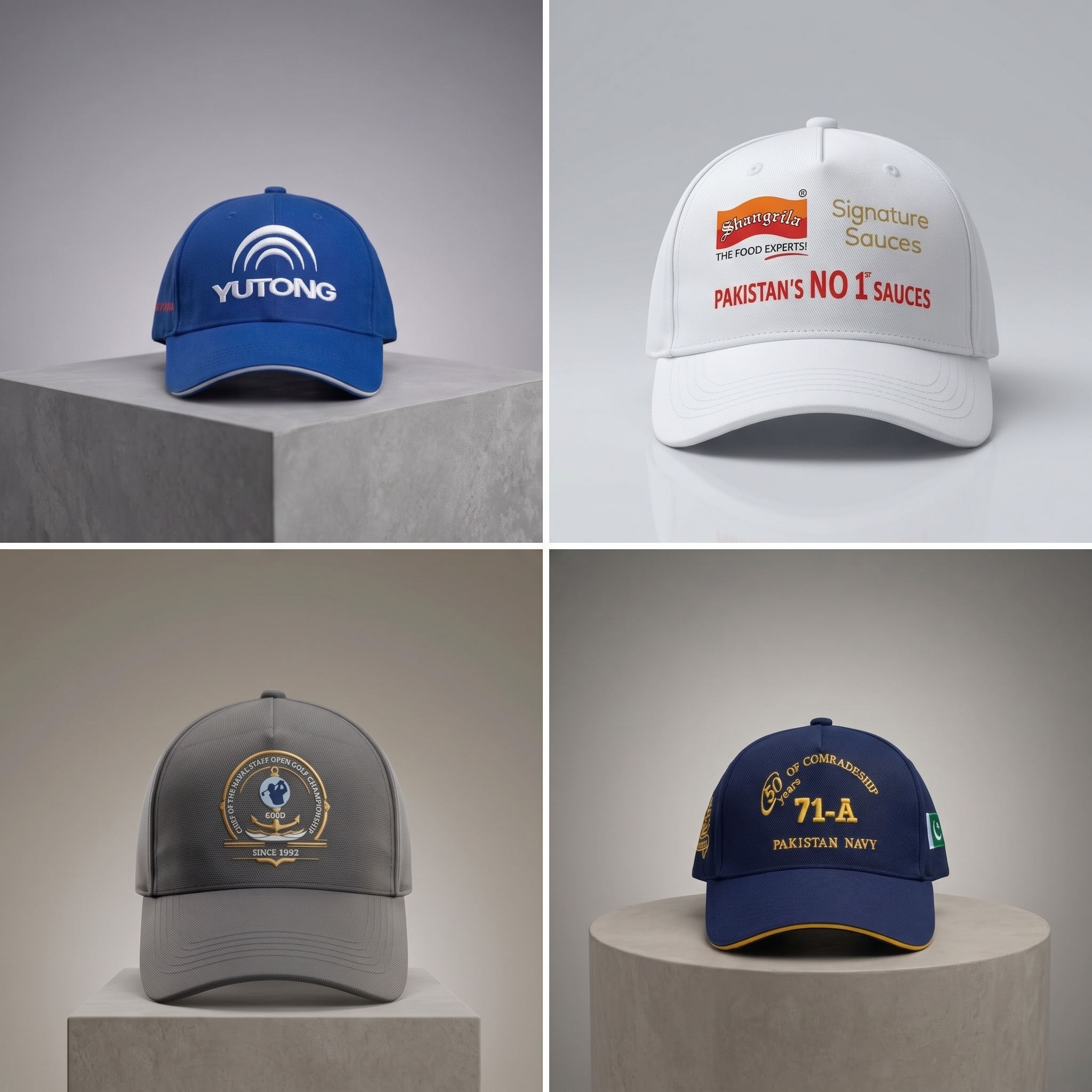 Yutong Custom Embroidered Corporate Caps